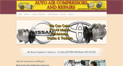 Desktop Screenshot of allautoaircompressors.com.au